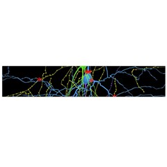 Synaptic Connections Between Pyramida Neurons And Gabaergic Interneurons Were Labeled Biotin During Flano Scarf (large) by Mariart