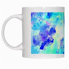 Transparent Colorful Rainbow Blue Paint Sky White Mugs