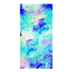 Transparent Colorful Rainbow Blue Paint Sky Shower Curtain 36  X 72  (stall)  by Mariart