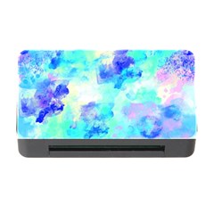 Transparent Colorful Rainbow Blue Paint Sky Memory Card Reader With Cf