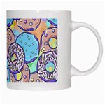 Donuts pattern White Mugs Right