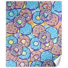 Donuts Pattern Canvas 20  X 24  