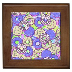 Donuts Pattern Framed Tiles