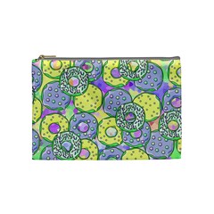 Donuts Pattern Cosmetic Bag (medium)  by ValentinaDesign