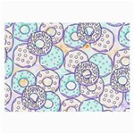 Donuts pattern Large Glasses Cloth (2-Side) Front