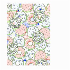 Donuts Pattern Large Garden Flag (two Sides) by ValentinaDesign