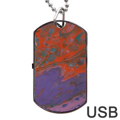  Purple Rain Img 1744 Dog Tag Usb Flash (one Side)