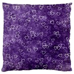 Heart pattern Standard Flano Cushion Case (One Side) Front