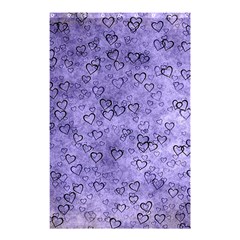 Heart Pattern Shower Curtain 48  X 72  (small)  by ValentinaDesign