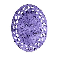 Heart Pattern Ornament (oval Filigree)