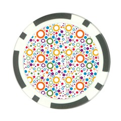 70s Pattern Poker Chip Card Guard by ValentinaDesign