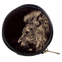 Angry Male Lion Mini Makeup Bags