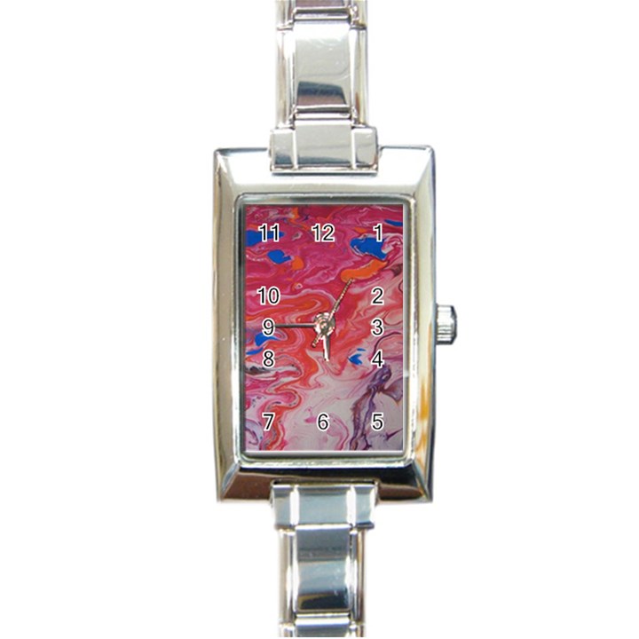 Pink Img 1732 Rectangle Italian Charm Watch