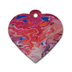 Pink Img 1732 Dog Tag Heart (one Side) by friedlanderWann