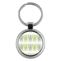 Weeds Grass Green Yellow Leaf Key Chains (round) 