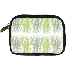 Weeds Grass Green Yellow Leaf Digital Camera Cases by Mariart