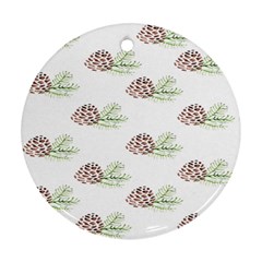 Pinecone Pattern Ornament (round) by Mariart