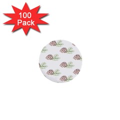 Pinecone Pattern 1  Mini Buttons (100 Pack)  by Mariart