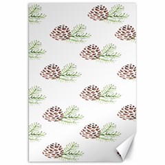 Pinecone Pattern Canvas 20  X 30  