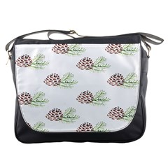 Pinecone Pattern Messenger Bags