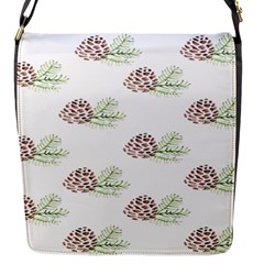 Pinecone Pattern Flap Messenger Bag (s) by Mariart