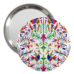 Peacock Rainbow Animals Bird Beauty Sexy 3  Handbag Mirrors Front