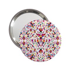 Peacock Rainbow Animals Bird Beauty Sexy Flower Floral Sunflower Star 2 25  Handbag Mirrors by Mariart