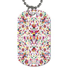 Peacock Rainbow Animals Bird Beauty Sexy Flower Floral Sunflower Star Dog Tag (two Sides) by Mariart