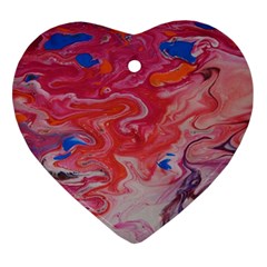 Pink Img 1732 Heart Ornament (two Sides) by friedlanderWann