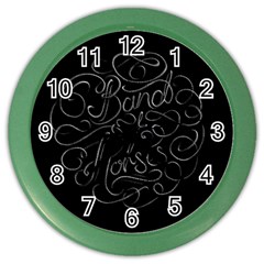 Band Of Horses Color Wall Clocks