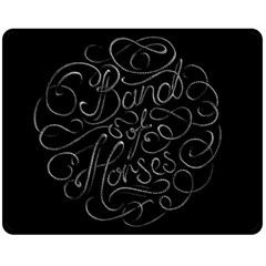 Band Of Horses Fleece Blanket (Medium) 