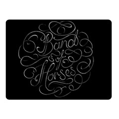 Band Of Horses Double Sided Fleece Blanket (Small) 