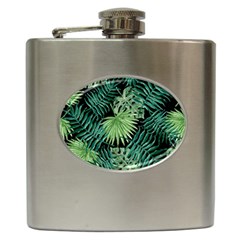 Tropical Pattern Hip Flask (6 Oz) by ValentinaDesign