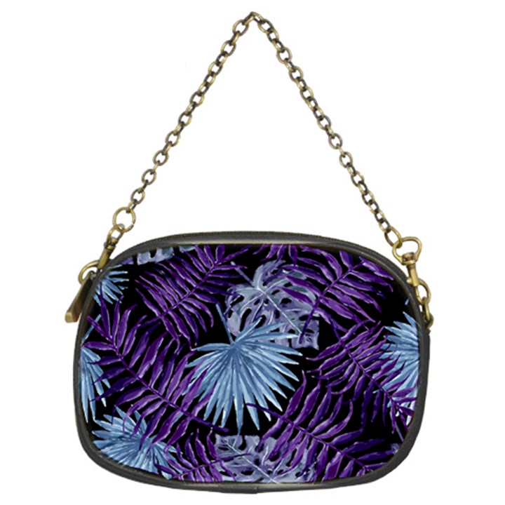 Tropical pattern Chain Purses (Two Sides) 