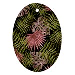 Tropical pattern Ornament (Oval) Front