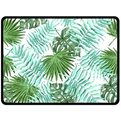 Tropical Pattern Fleece Blanket (large)  by ValentinaDesign