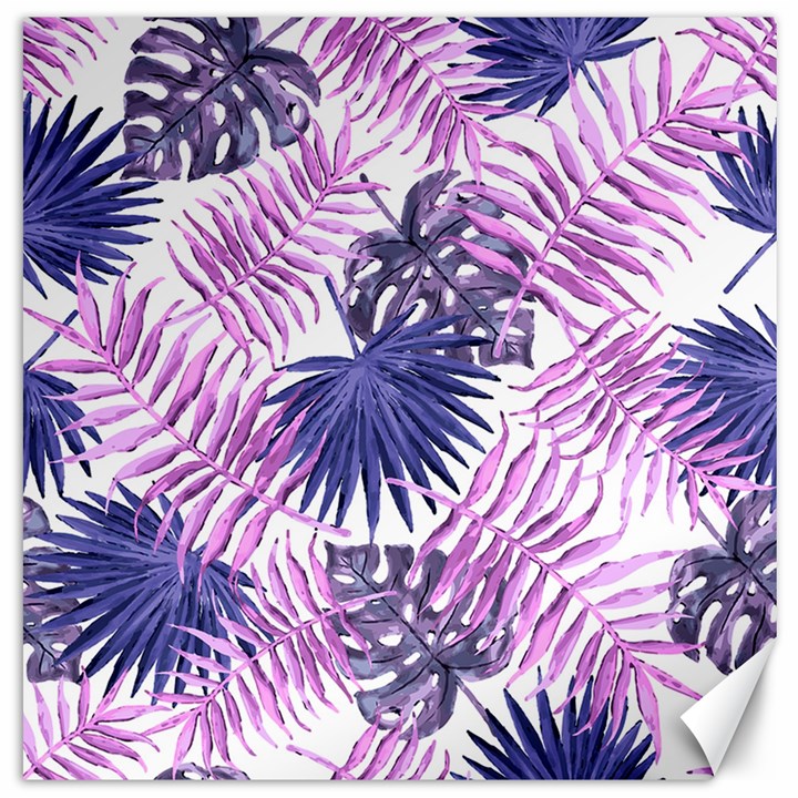 Tropical pattern Canvas 12  x 12  