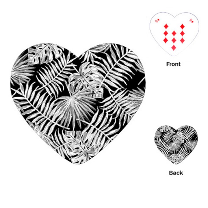 Tropical pattern Playing Cards (Heart) 