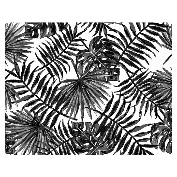 Tropical pattern Double Sided Flano Blanket (Medium) 