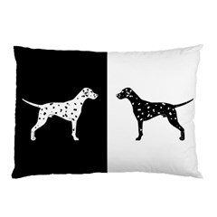 Dalmatian Dog Pillow Case by Valentinaart