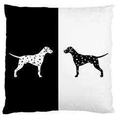 Dalmatian Dog Standard Flano Cushion Case (one Side) by Valentinaart