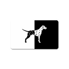 Dalmatian Dog Magnet (name Card) by Valentinaart