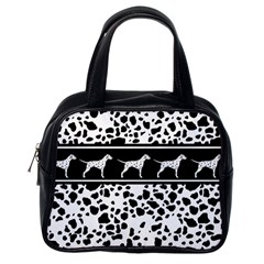 Dalmatian Dog Classic Handbags (one Side) by Valentinaart