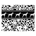 Dalmatian dog Double Sided Flano Blanket (Large)  80 x60  Blanket Front