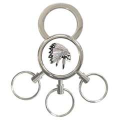 Indian Chef  3-ring Key Chains