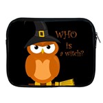 Halloween orange witch owl Apple iPad 2/3/4 Zipper Cases Front