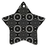 Oriental pattern Star Ornament (Two Sides) Back