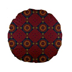 Oriental Pattern Standard 15  Premium Round Cushions by ValentinaDesign