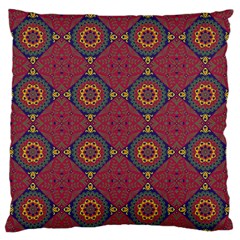 Oriental Pattern Large Flano Cushion Case (two Sides) by ValentinaDesign