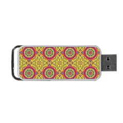 Oriental Pattern Portable Usb Flash (one Side) by ValentinaDesign